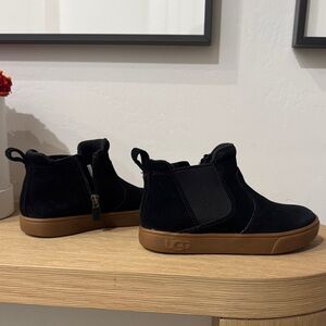 UGG Kids Black and Brown Boots